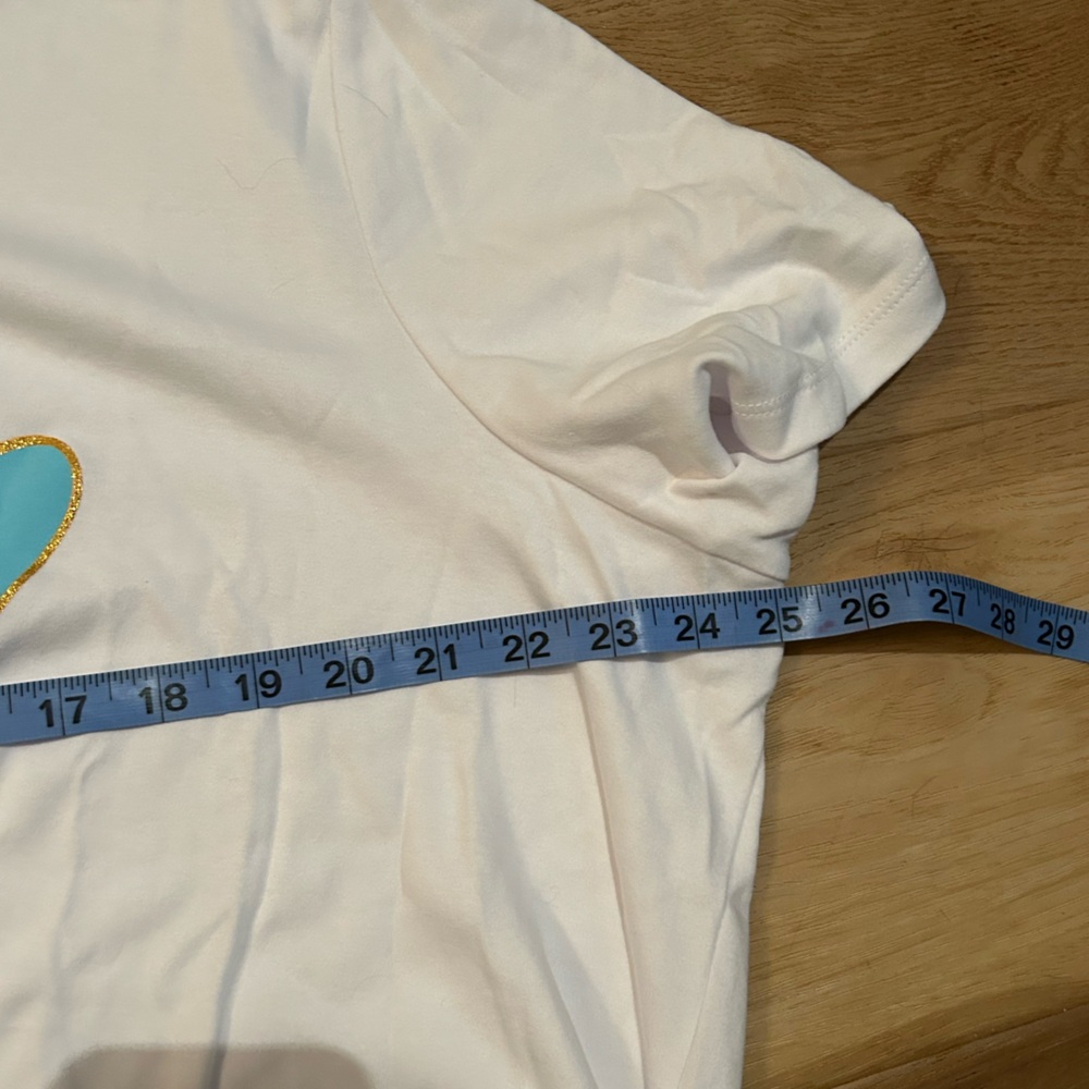 NWOT Kim Rogers Women's Rainbow Heart T-shirt Size 1X - Picture 2 of 6